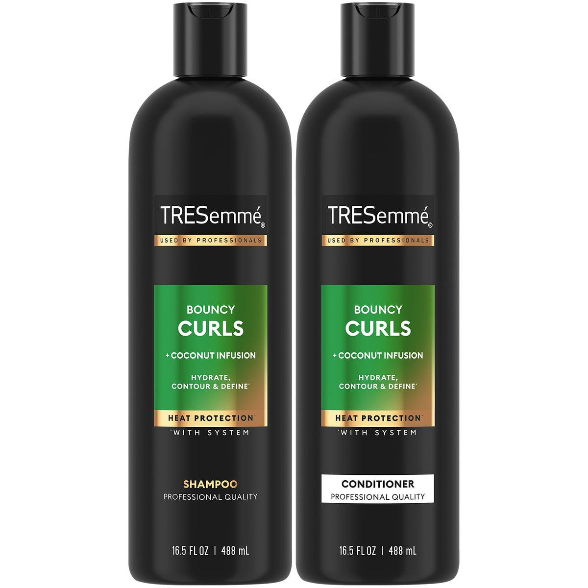 TRESemmé front packaging showing duo and benefits