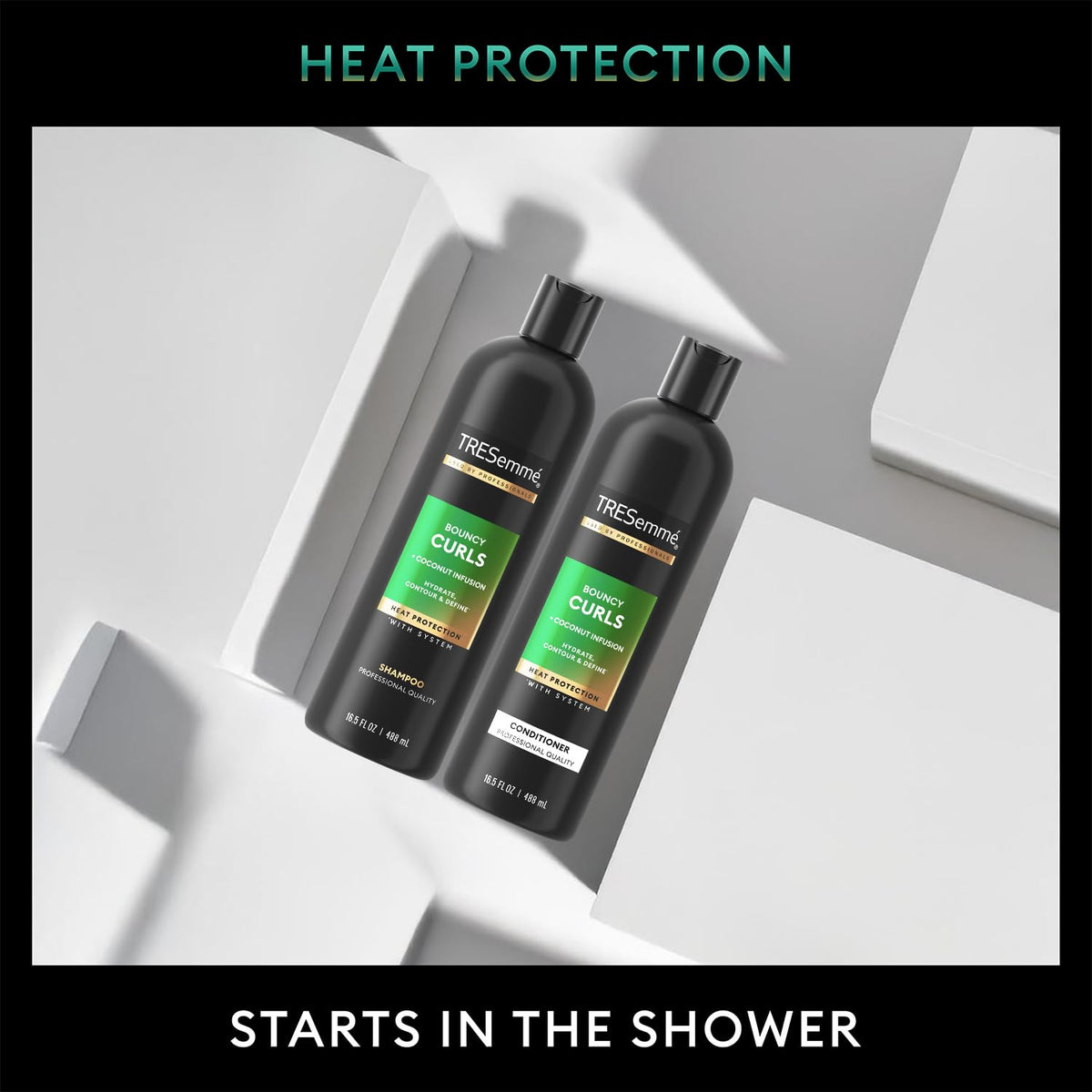 TRESemmé shampoo creamy texture demonstrating hydration benefit