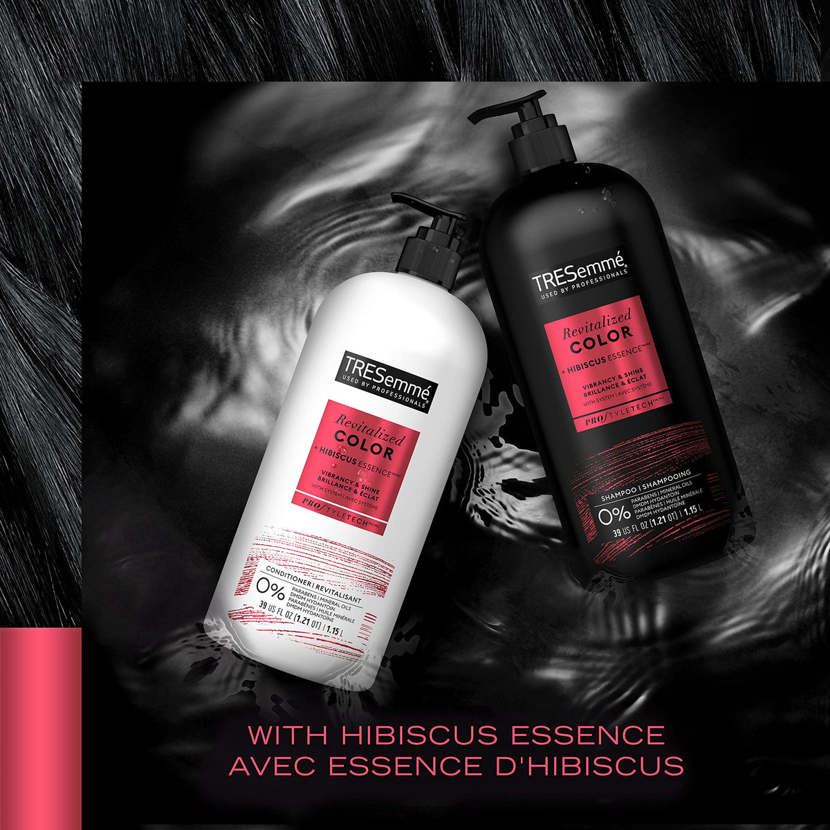 TRESemmé shampoo lather texture demonstrating gentle cleansing and softening action
