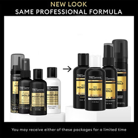 TRESemmé conditioner texture being poured for visible moisture benefit