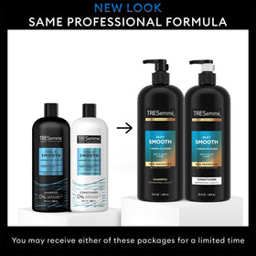 TRESemmé conditioner texture pour showing smooth dispersion for detangling