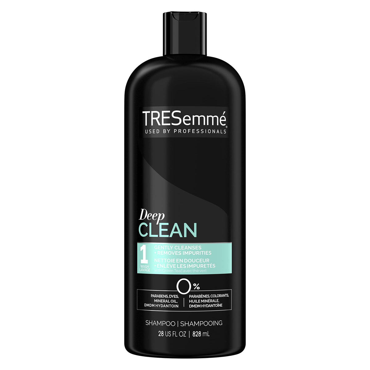 TRESemmé front packaging 28 oz bottle showing label and size for value
