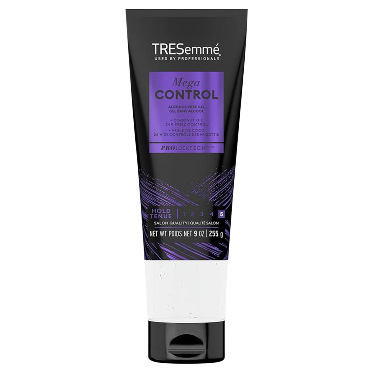 TRESemmé gel texture close-up demonstrating thick consistency and glossy finish benefit