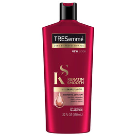 TRESemmé front packaging showing 22 oz bottle and smooth-hair promise