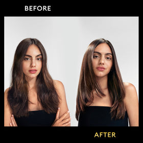 TRESemmé shampoo and conditioner in shower showing easy application