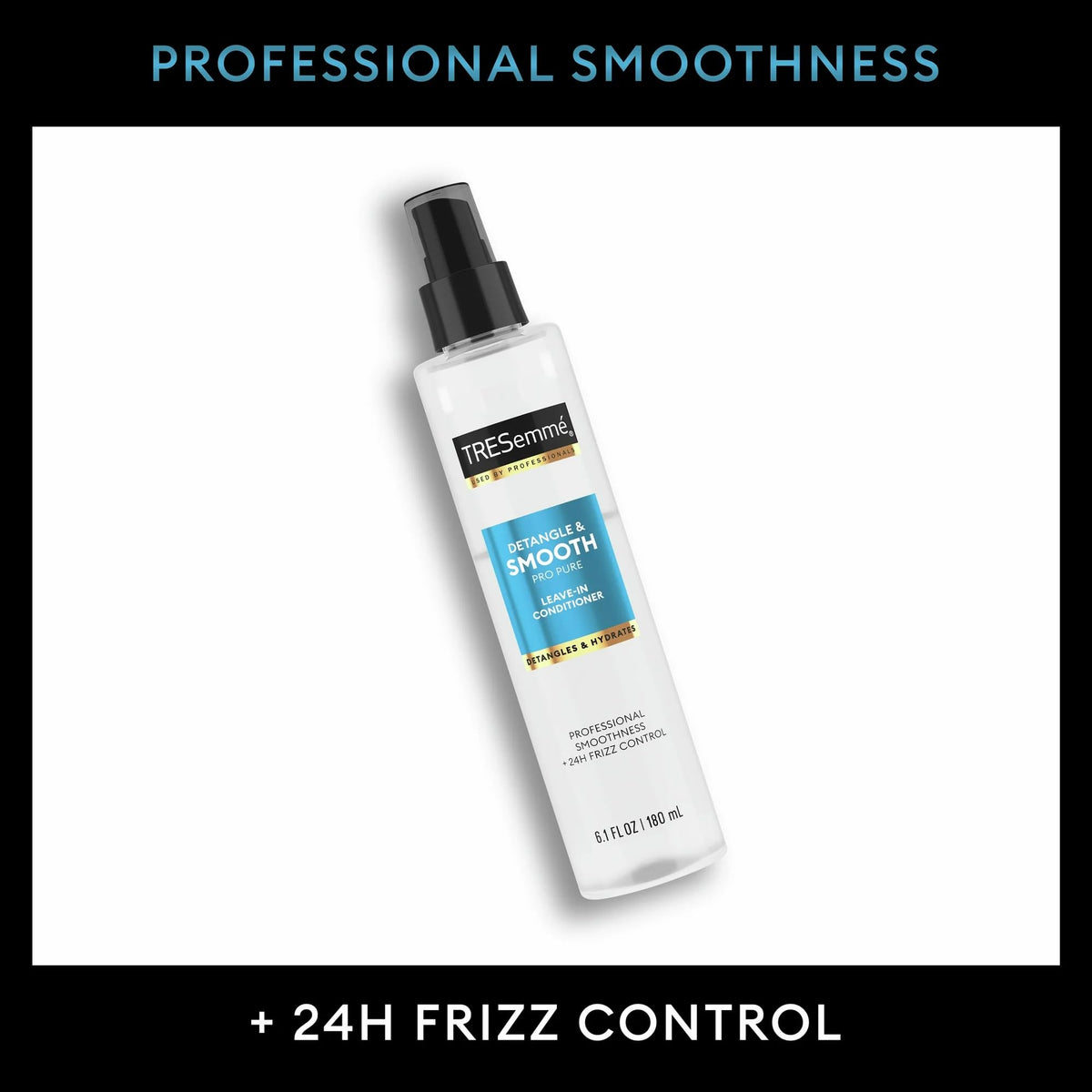 TRESemmé pump dispensing creamy texture for easy application benefit
