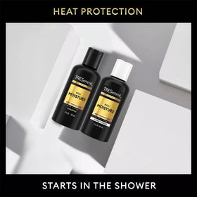 TRESemmé bottles inside a toiletry bag illustrating packing convenience