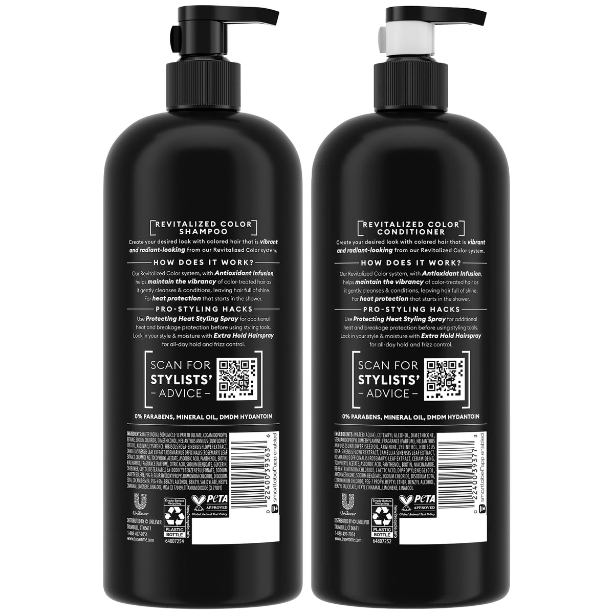 TRESemmé shampoo close-up lather demonstrating gentle cleansing and shine