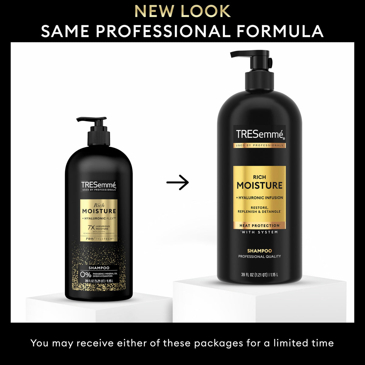 TRESemmé creamy shampoo lather showing hydrating texture benefit