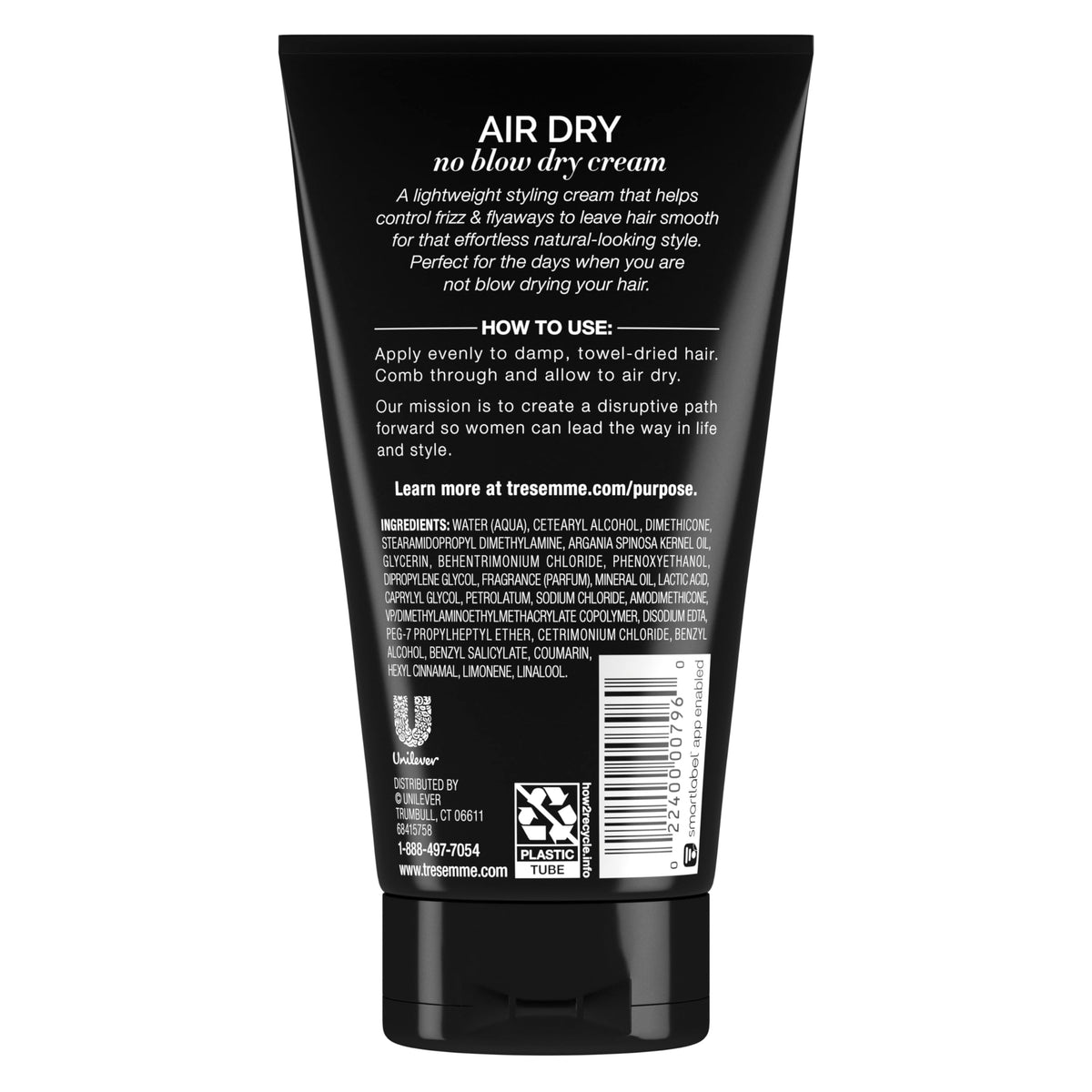 TRESemmé close-up of cream texture highlighting smooth, hydrating consistency