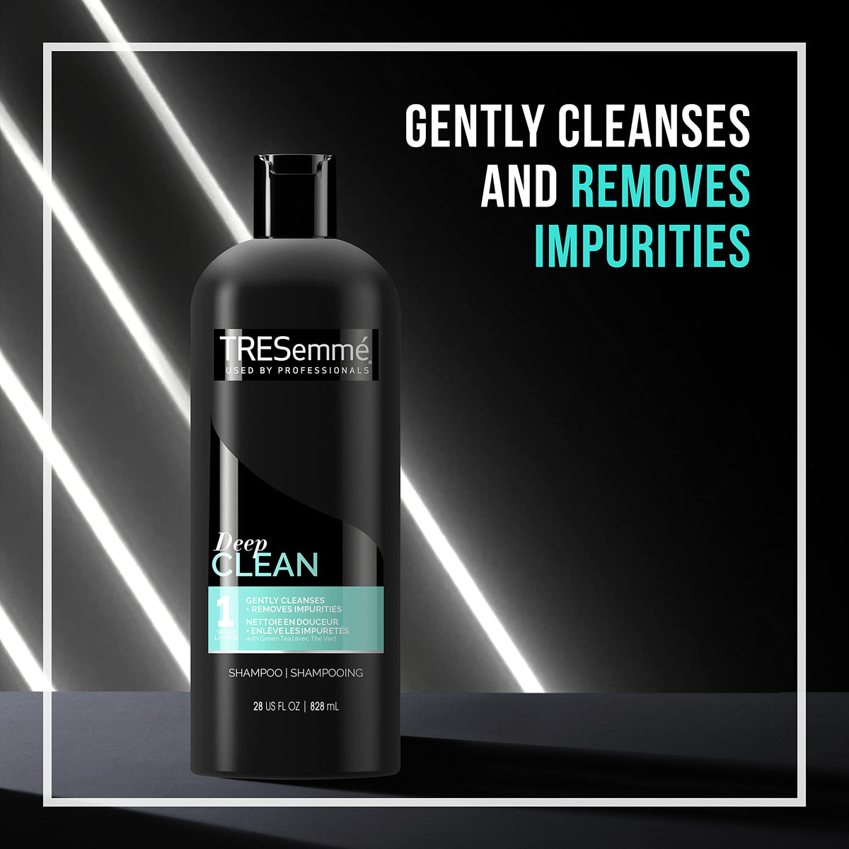 TRESemmé texture lather closeup showing rich foam for effective cleanse