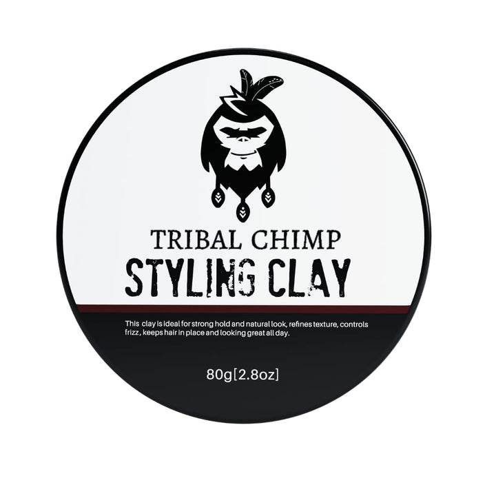 Tribal Chimp front jar view showing packaging and strong matte hold benefit
