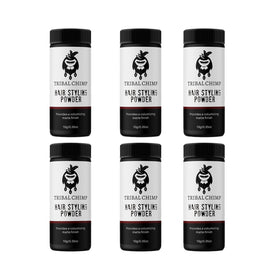 Tribal Chimp front packaging showing six 10g jars and branding benefits
