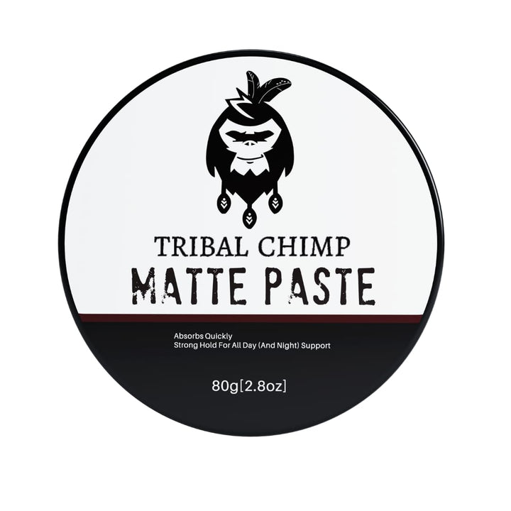 Tribal Chimp front packaging showing compact 80g jar and product benefit