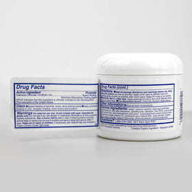 TriDerma used on heel to relieve cracks and improve skin softness