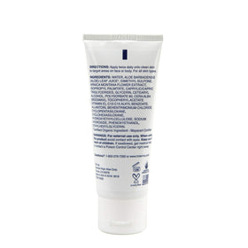 TriDerma label close-up showing AP4 Aloe Complex for soothing care