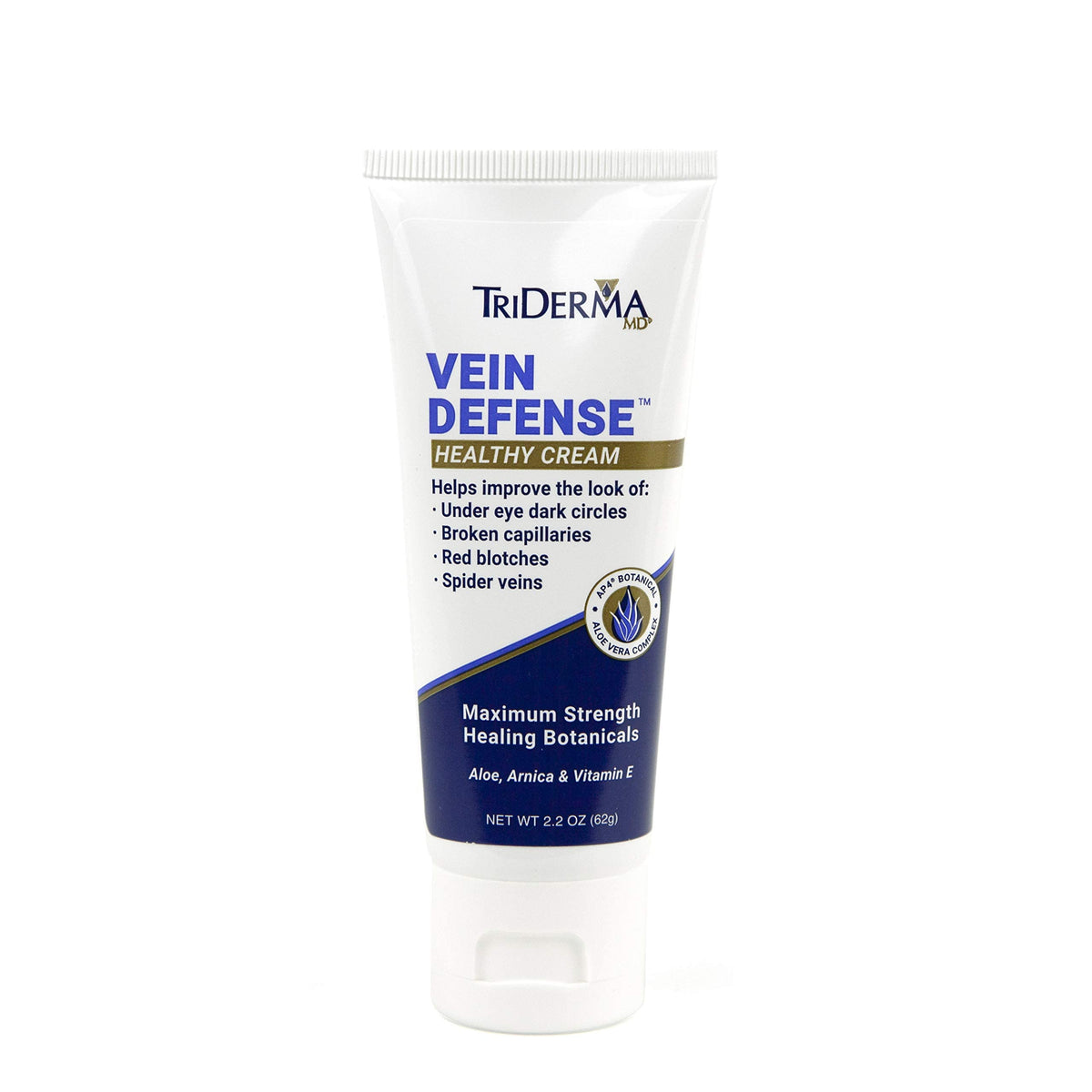 TriDerma botanical ingredients staged to highlight natural calming benefits
