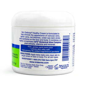 TriDerma applied under eye demonstrating gentle, soothing application