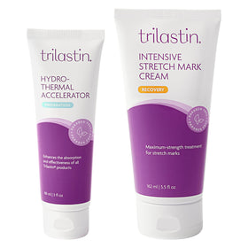 TriLASTIN bundle front packaging showing both cream and serum for hydration benefit