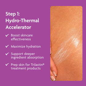 TriLASTIN cream jar close-up highlighting rich texture and skin-softening benefit