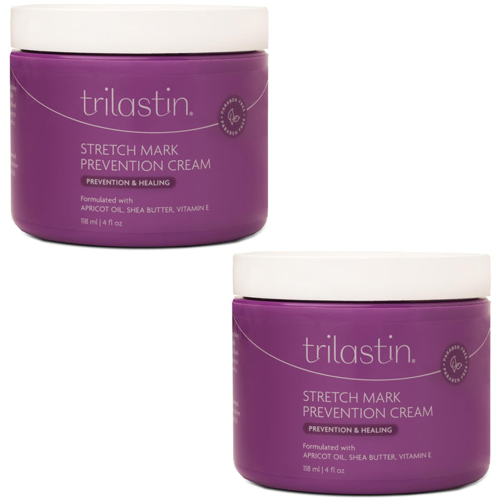 TriLASTIN front packaging showing 4 oz tube and clear benefits
