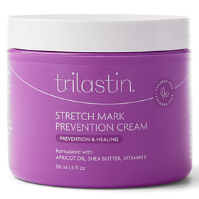 TriLASTIN front packaging 4 oz showing product benefits and maternity label