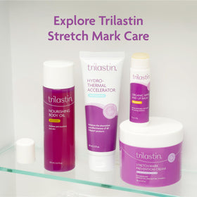 TriLASTIN in bathroom setting illustrating everyday routine integration benefit