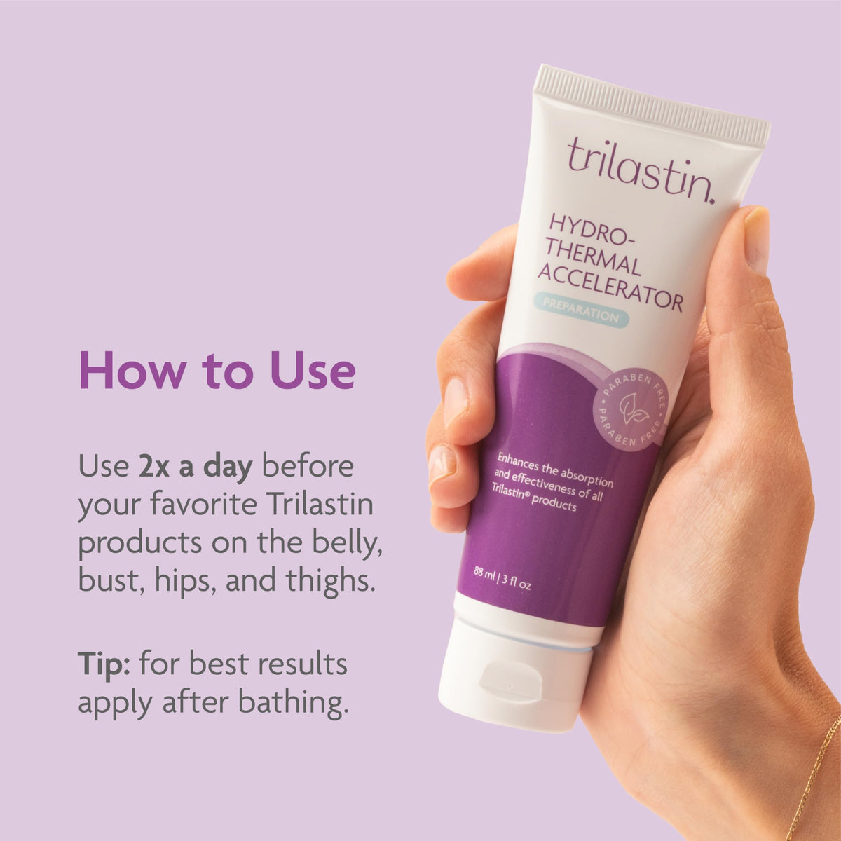 TriLASTIN next to Intensive Stretch Mark Cream showing complementary layering benefit