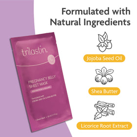 TriLASTIN ingredient bottles with jojoba and shea for moisturizing benefit