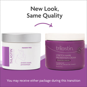 TriLASTIN open jar showing creamy texture and rich hydration