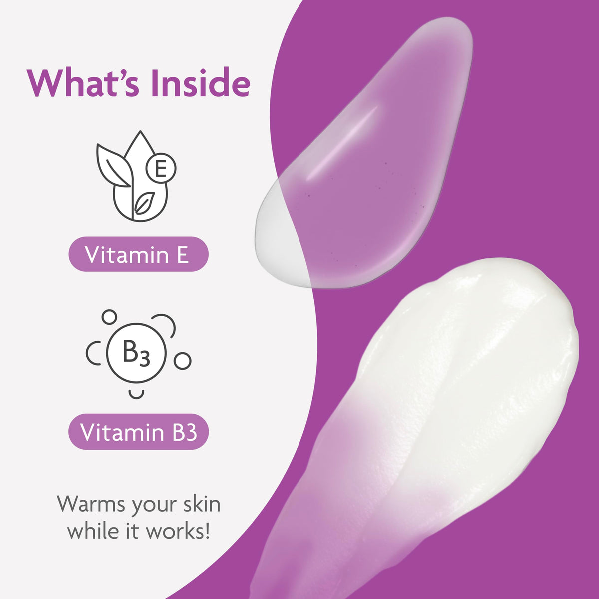 TriLASTIN serum droplet on skin showing fast absorption and hydration benefit