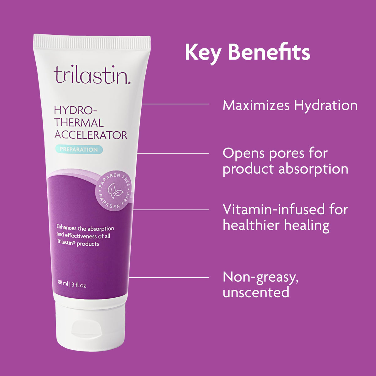 TriLASTIN products in hand showing scale and generous 5.5 oz cream benefit
