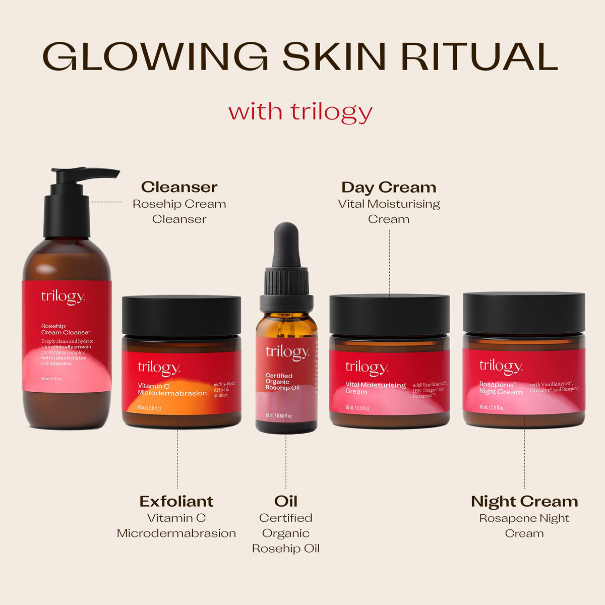 Mixing Trilogy rosehip oil into foundation to create a luminous makeup finish