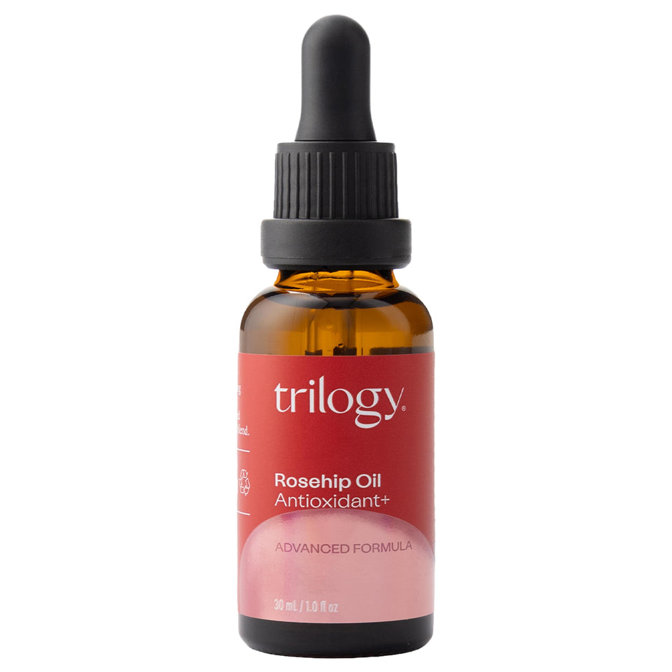 Trilogy front bottle showing product and clean design for confident choice