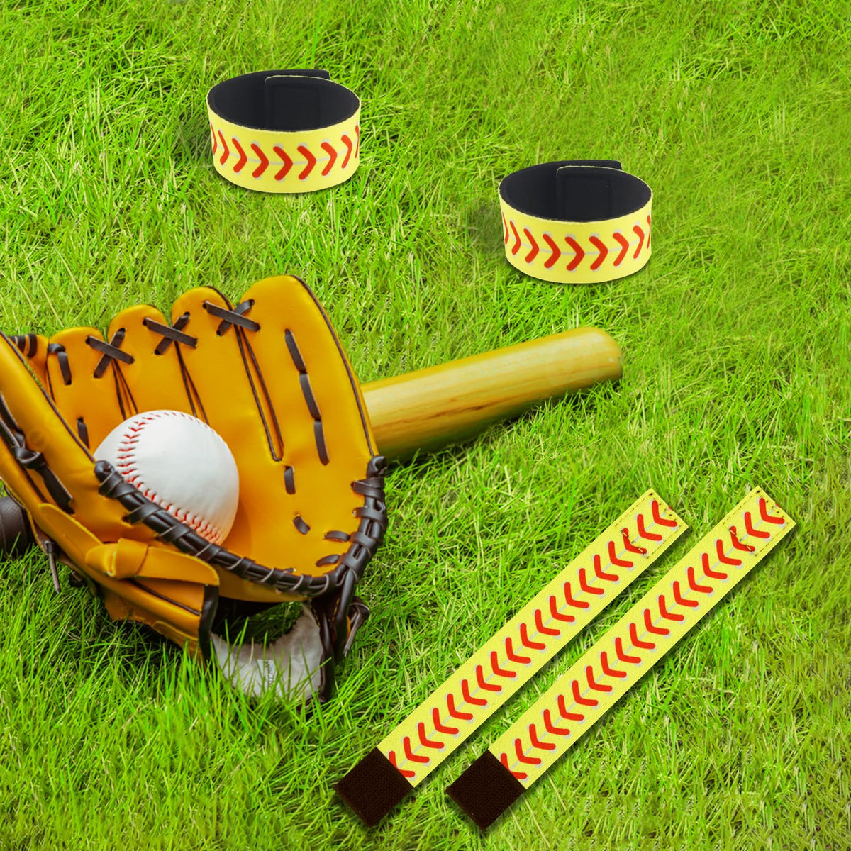 TRINKA lifestyle shot on field showing straps with athletic gear