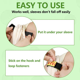 TRINKA sleeve tie on a child during play showing secure sleeve hold