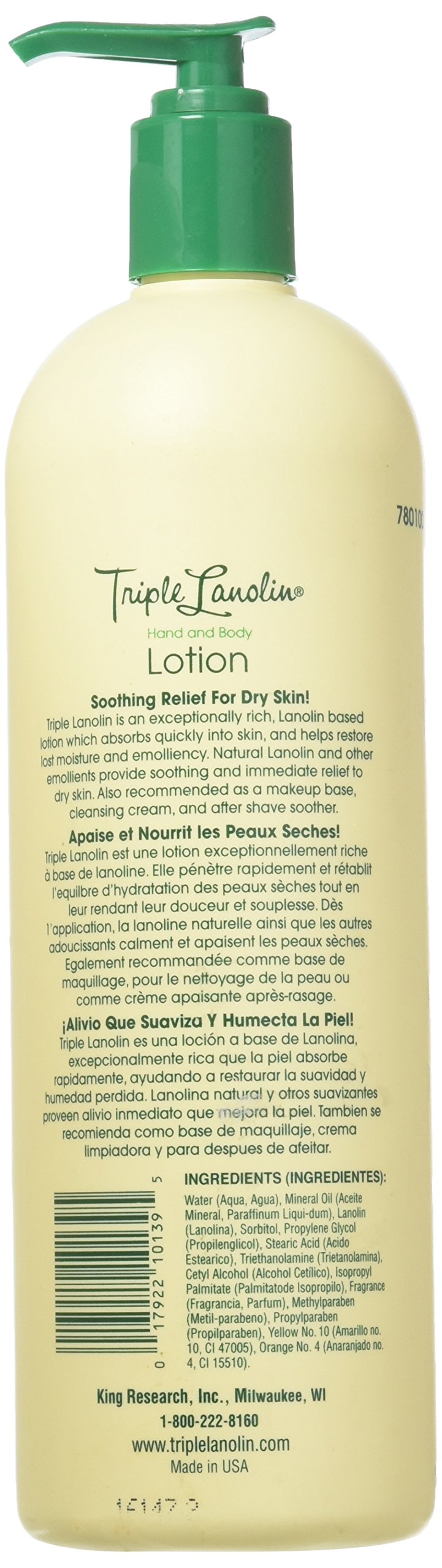 Triple Lanolin texture closeup demonstrating rich lanolin cream absorbing quickly for softness