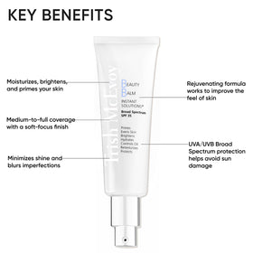 Trish McEvoy label close-up highlighting SPF 35 protection and ingredients