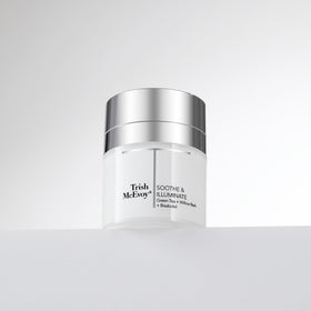 Trish McEvoy cream texture close-up highlighting smooth hydration benefit