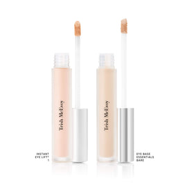 Trish McEvoy size scale with ruler showing compact travel-friendly tube benefit