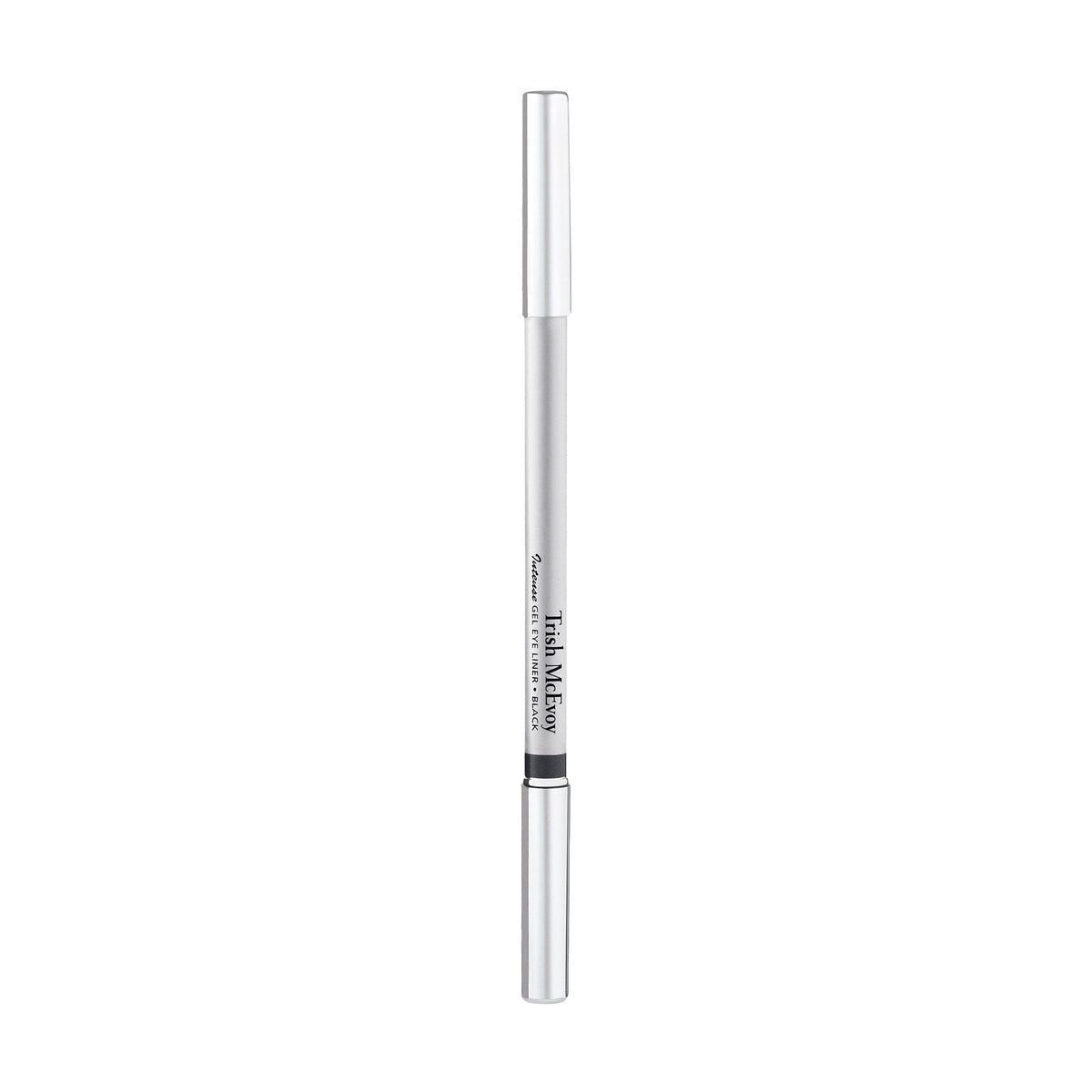 Trish McEvoy gel liner cream swipe showing rich pigment and smooth texture benefit