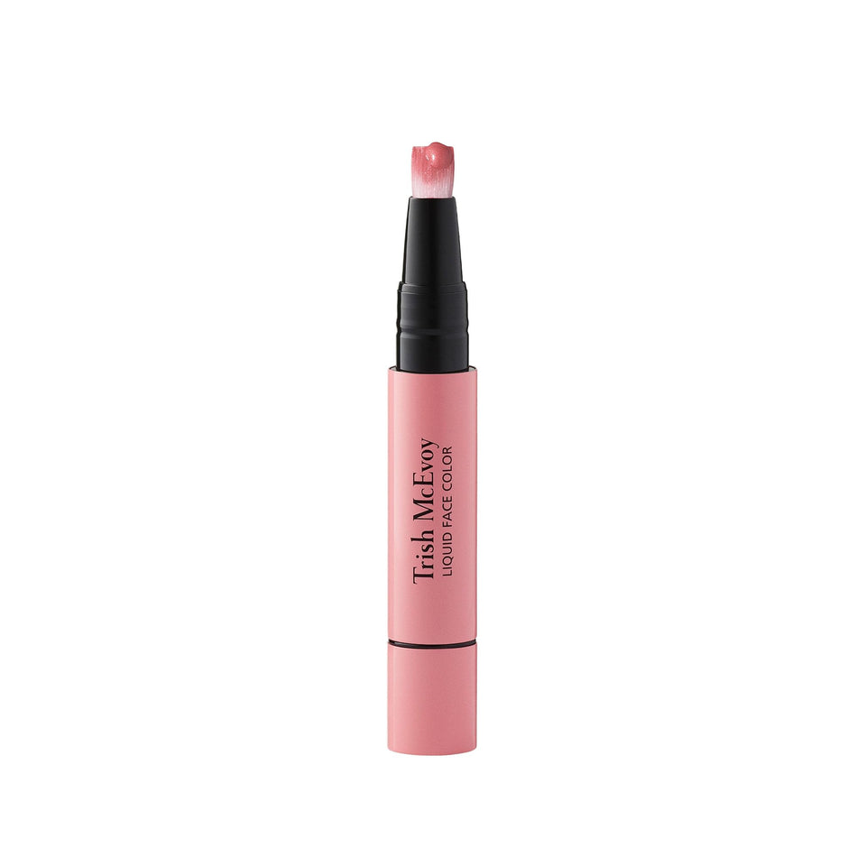 Trish McEvoy front packaging showing compact liquid face color for natural glow
