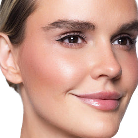 Trish McEvoy in a makeup bag lifestyle showing multiuse convenience on the go
