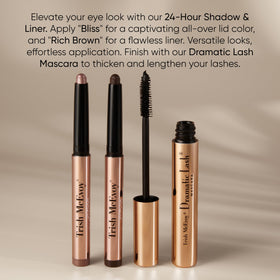Trish McEvoy dramatic eye look lifestyle shot showing polished, voluminous lashes