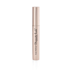 Trish McEvoy mascara beside a hand to show 0.32 oz scale and portability