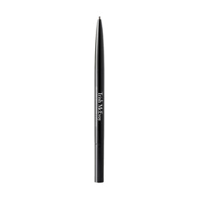 Trish McEvoy brow shaper front view showing slim pencil and cap, easy travel use