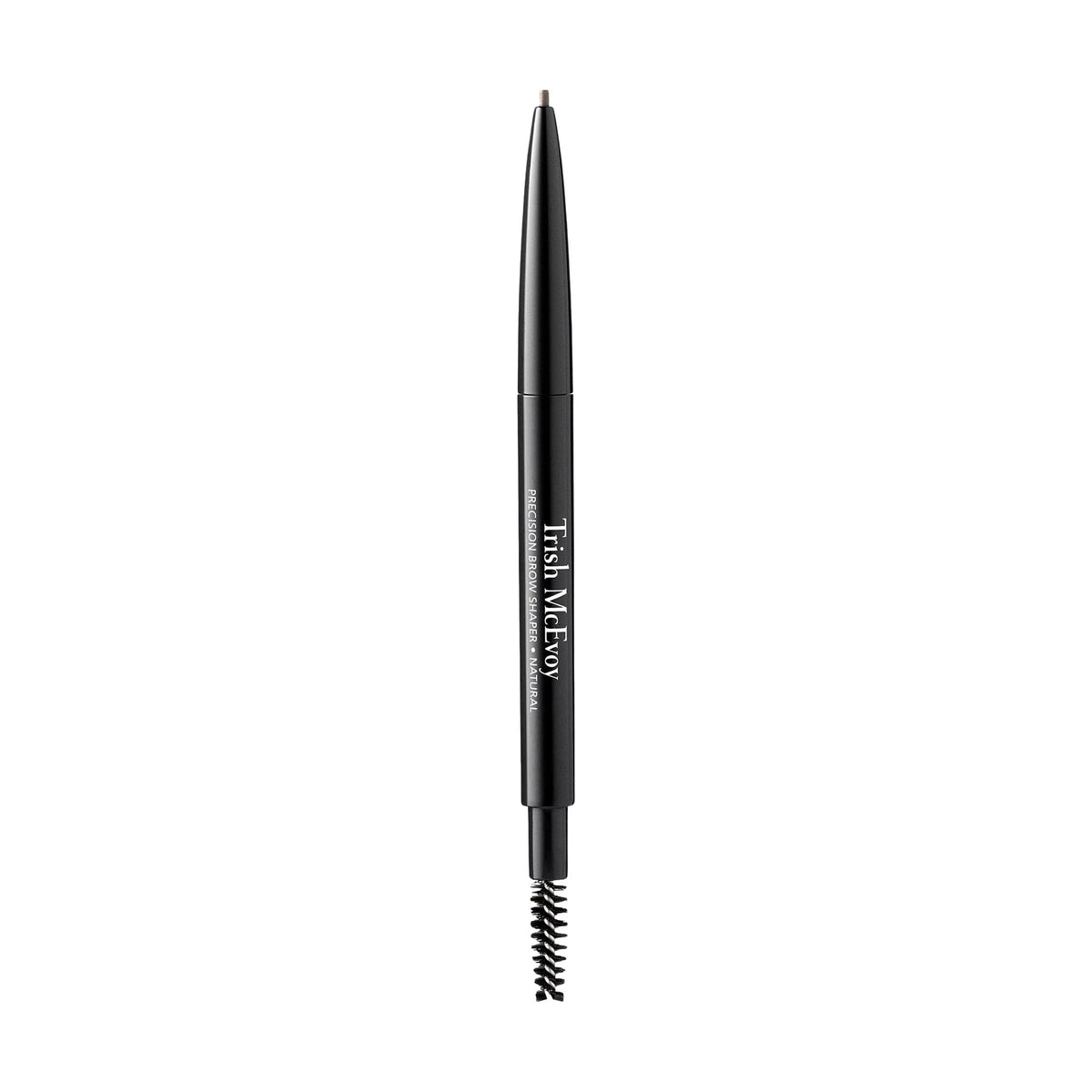 Trish McEvoy brow shaper tip close-up with ultra-slim point, creates hair-like strokes