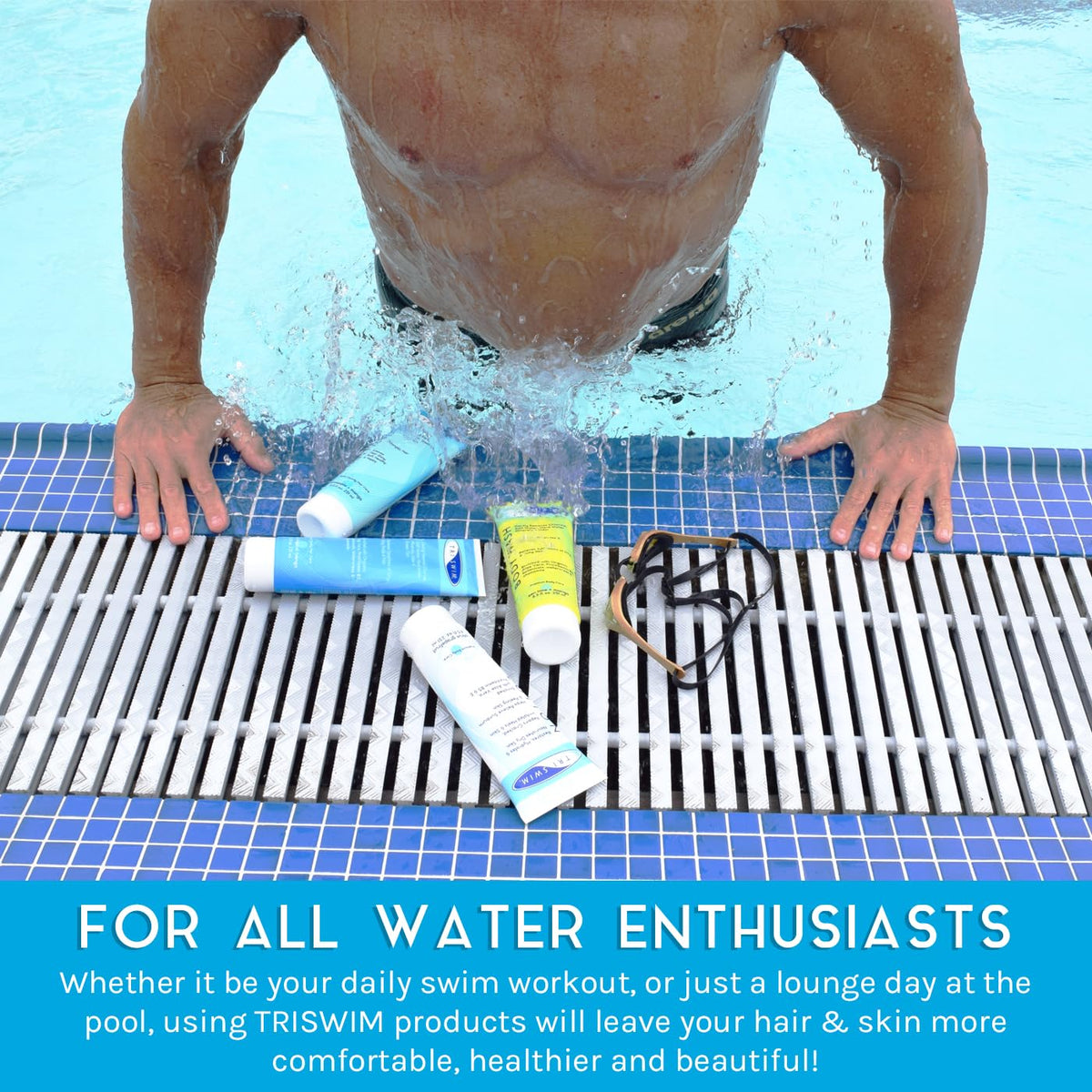 TRISWIM conditioner creamy texture restoring hair hydration and strength