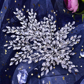 TRiXY close-up of rhinestones and crystal beads highlighting craftsmanship and shine
