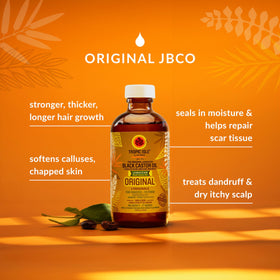 Tropic Isle Living oil texture being poured emphasizing thick nourishing sheen